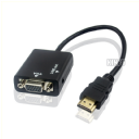 CABLE ADAPTADOR HDMI A VGA C/AUDIO NETMAK NM-C81A